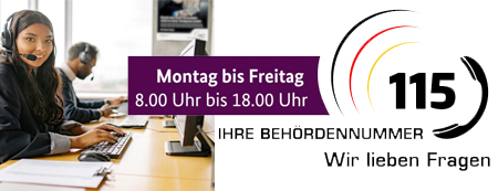 Telefon 115 Ihre Behördenauskunft zu allen Themen