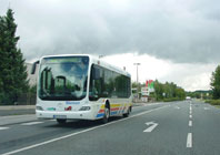 Ein Stadtbus in Friedrichsdorf