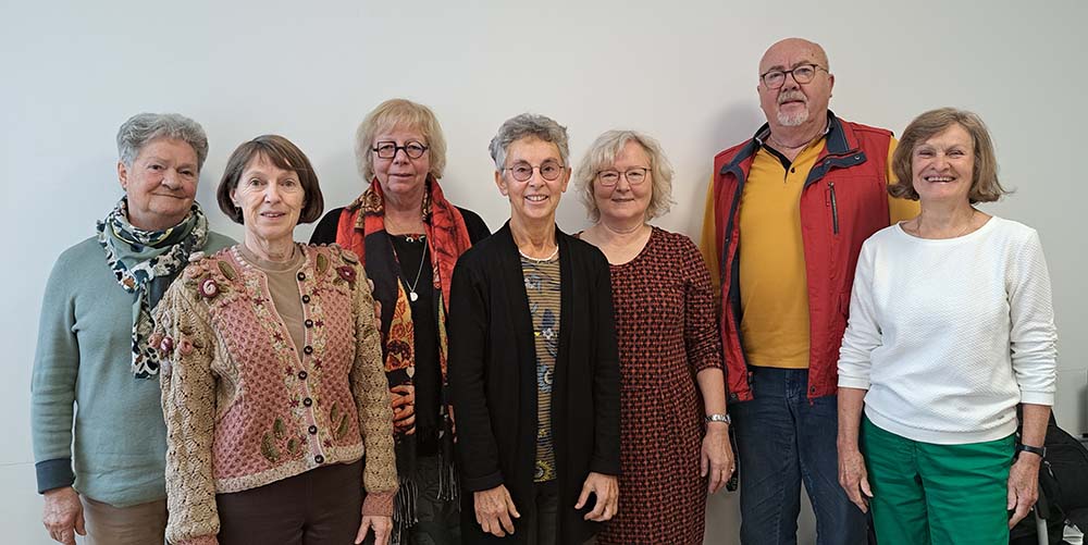 Der Vorstand des Seniorenbeirates der Stadt Friedrichsdorf
von links: ...