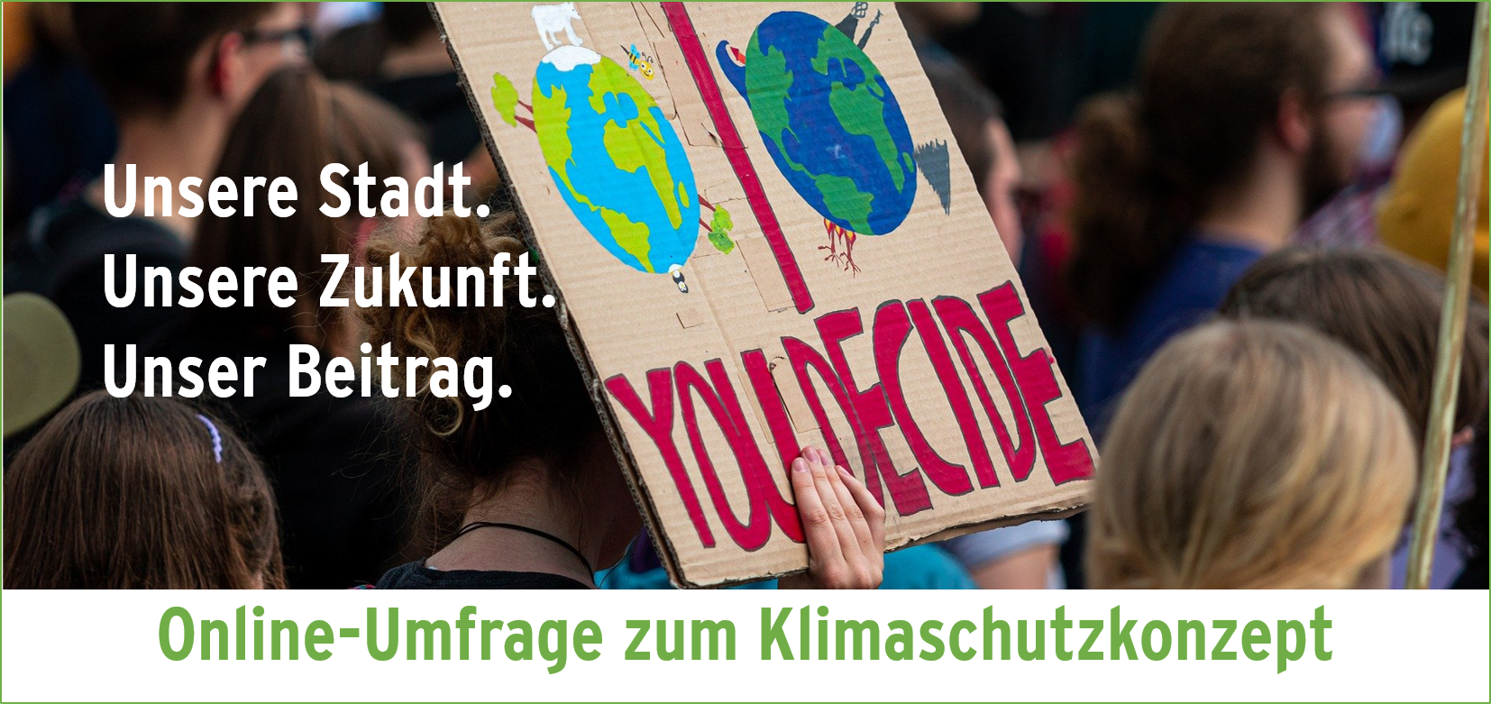 ONLINE-UMFRAGE zum Klimaschutzkonzept