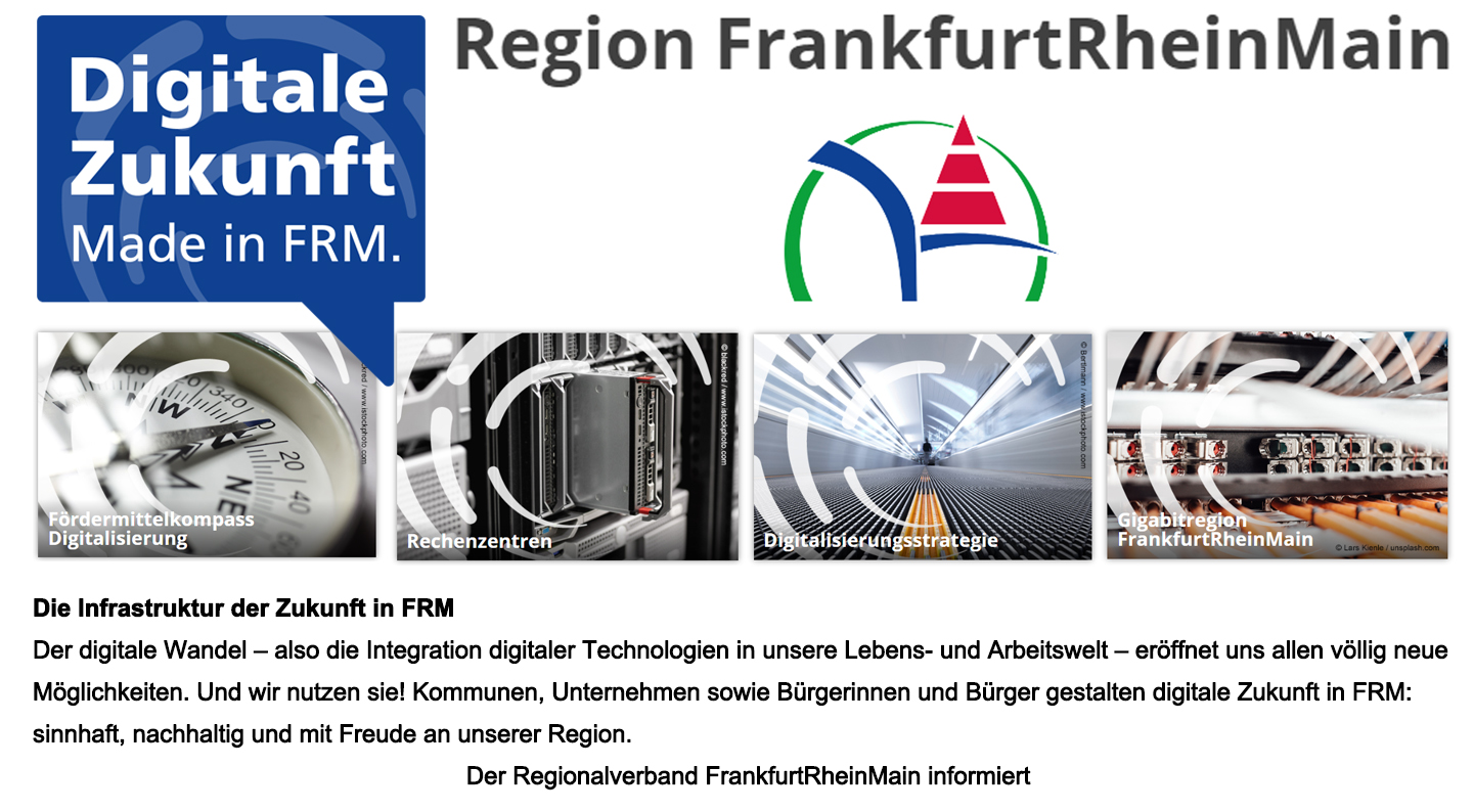 Der Regionalverband FrankfurtRheinMain informiert über Digitalisierung im Rhein Main Gebiet