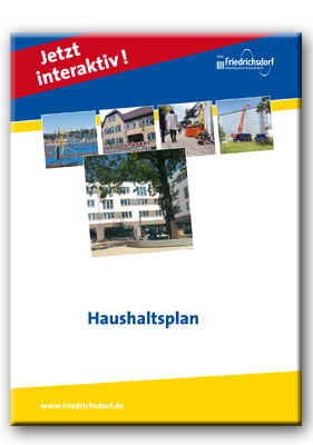 Interaktiver Haushaltsplan der Stadt Friedrichsdorf