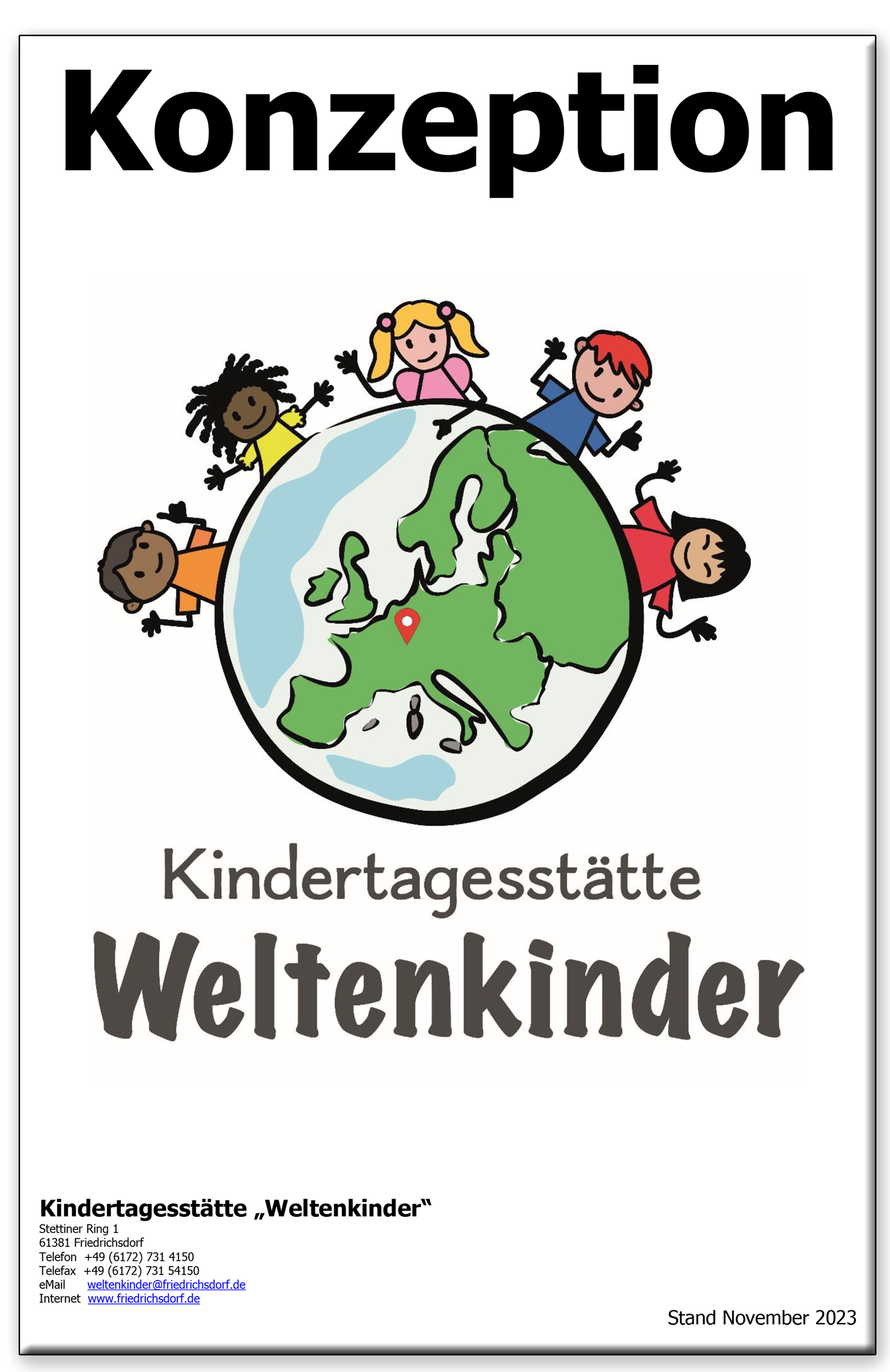 Konzeption der Kindertagesstätte Weltenkinder 11/2023