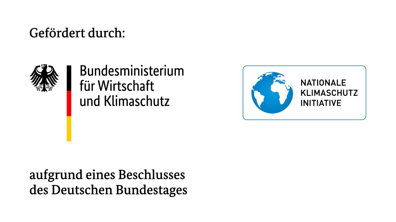 Gefördert durch das Bundesministerium für Wirtschaft und Klimaschutz und die Nationale Klimaschutzinitiative