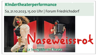 Kinderperformance Naseweissrot am 21.10.2023 im Forum Friedrichsdorf