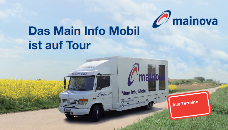 Das Main Info Mobil der Mainova on Tour