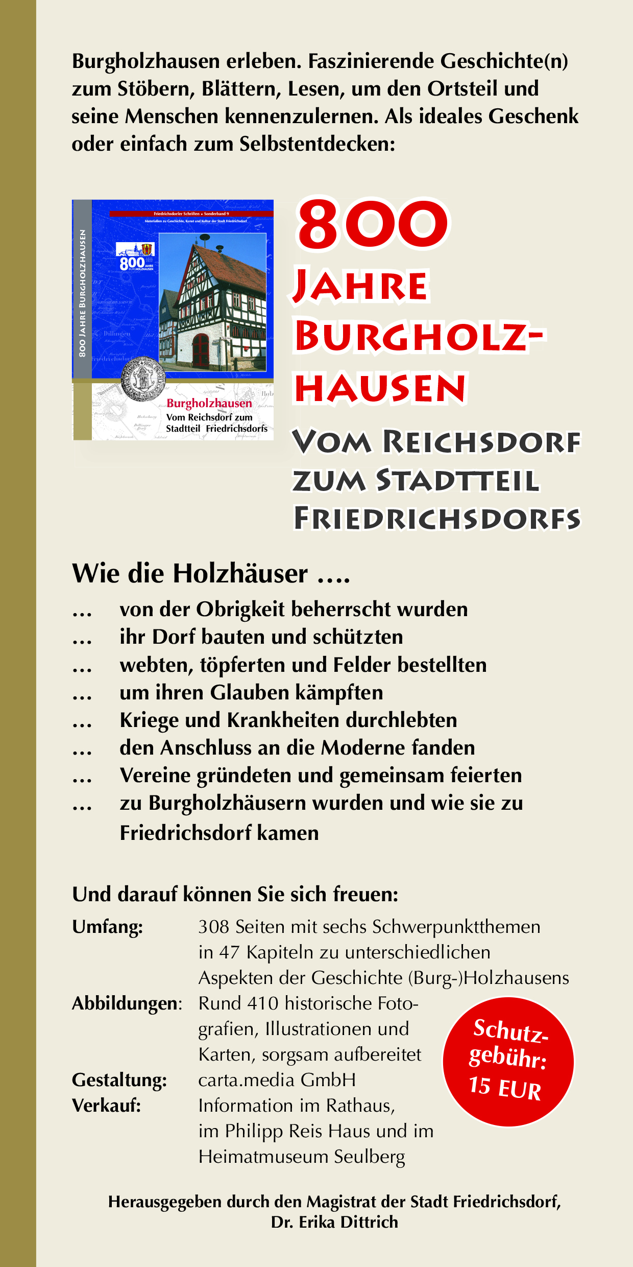 Die Chronik - 800 Jahre Burgholzhausen