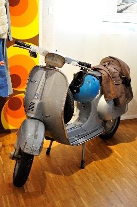 Bild aus dem Museum - Motorroller aus den 70ern