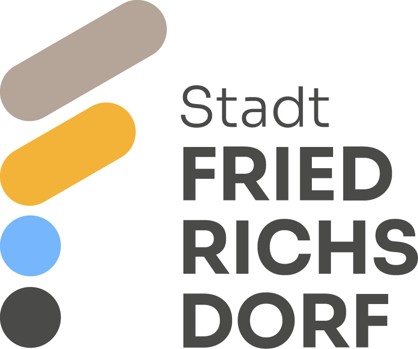 Logo aus dem neuen Corporate Design der Stadt Friedrichsdorf