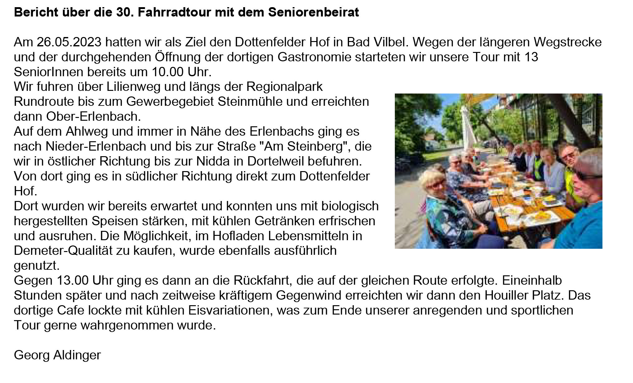 Fahrradtour