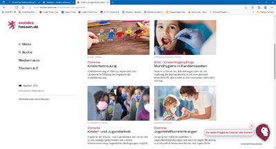 Link zur Internetseite des Hessischen Ministeriums für Soziales und Integration