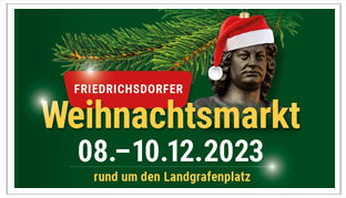 Friedrichsdorfer Weihnachtsmarkt vom 8.-10.12.2023