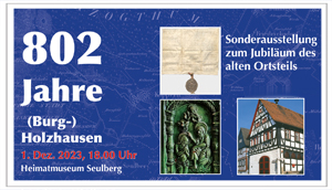 Sonderausstellung im Heimatmuseum vom 01.12.2023 - 31.03.2024