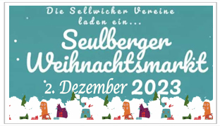 Seulberger Weihnachtsmarkt am 02.12.2023 von 15 - 22 Uhr im alten Ortskern