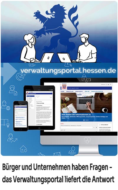 Das Verwaltungsportal - online Dienst für alle Informationen zu Verwaltungsleistungen