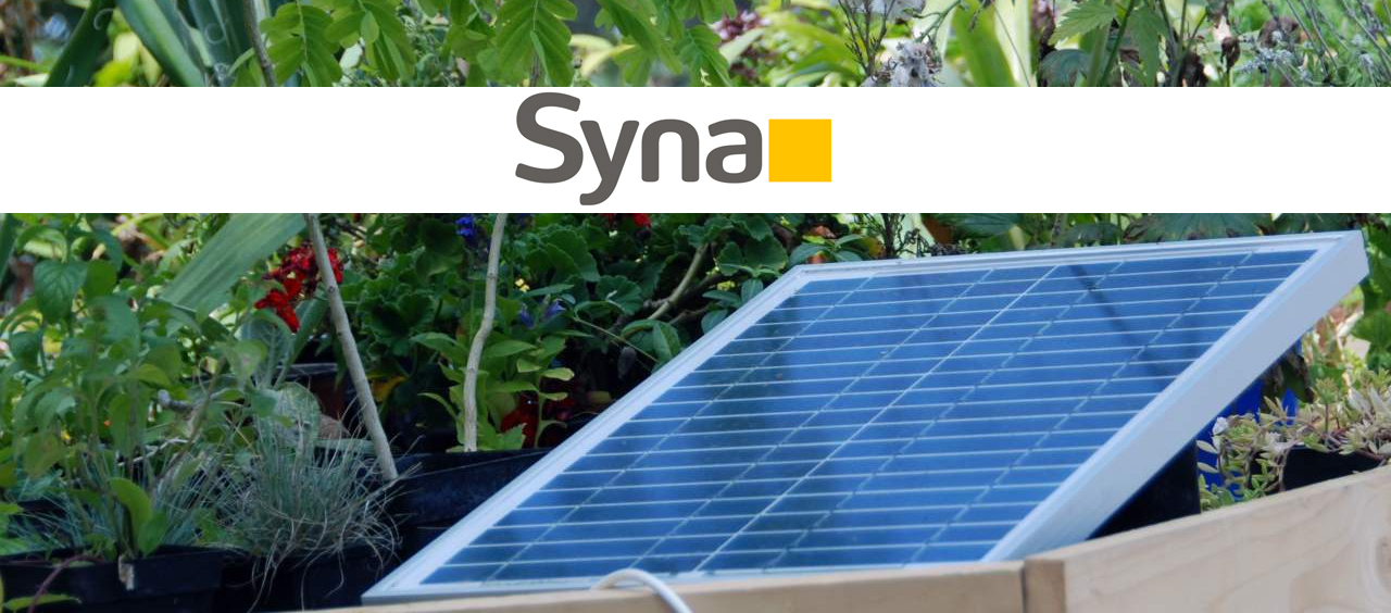 Bild der Syna GmbH Solaranlage auf dem Balkon