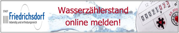 Jetzt Wasserzählerstand online erfassen