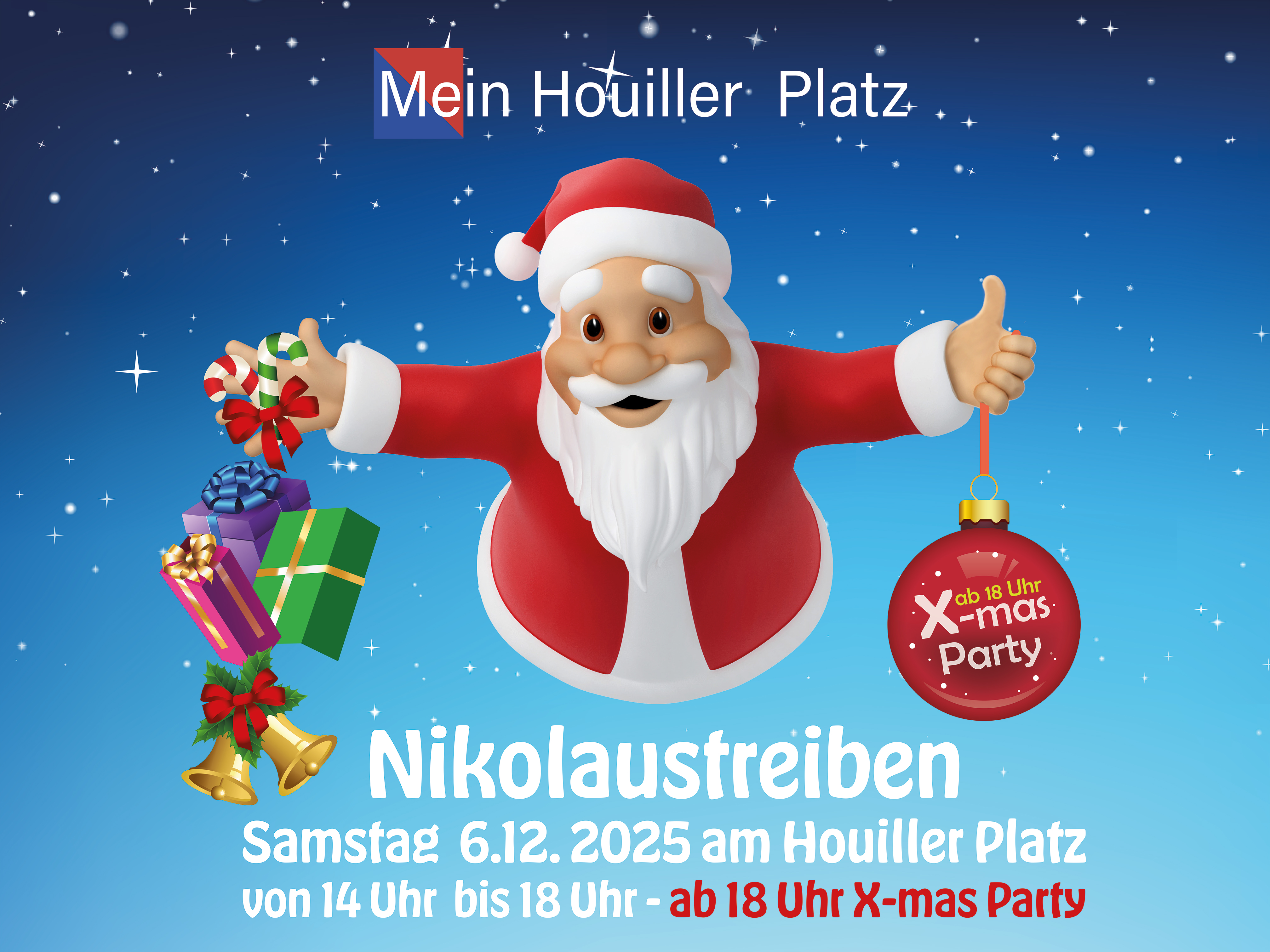 Nikolaus mit offenen Armen