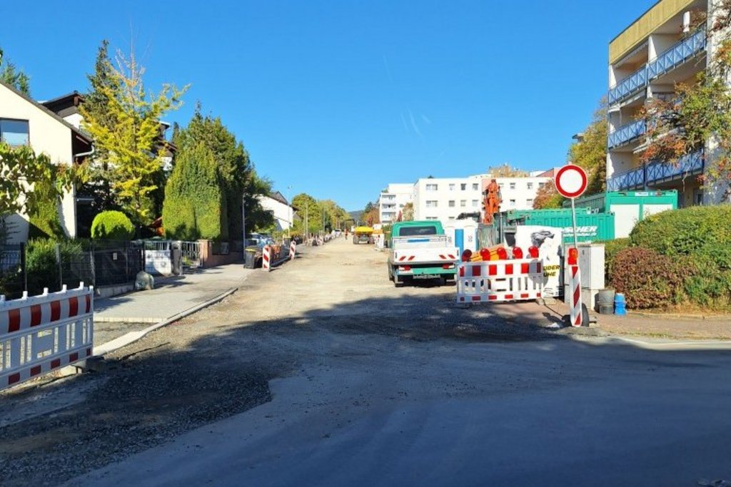 Straßensanierungsmaßnahme in der Ostpreußenstraße