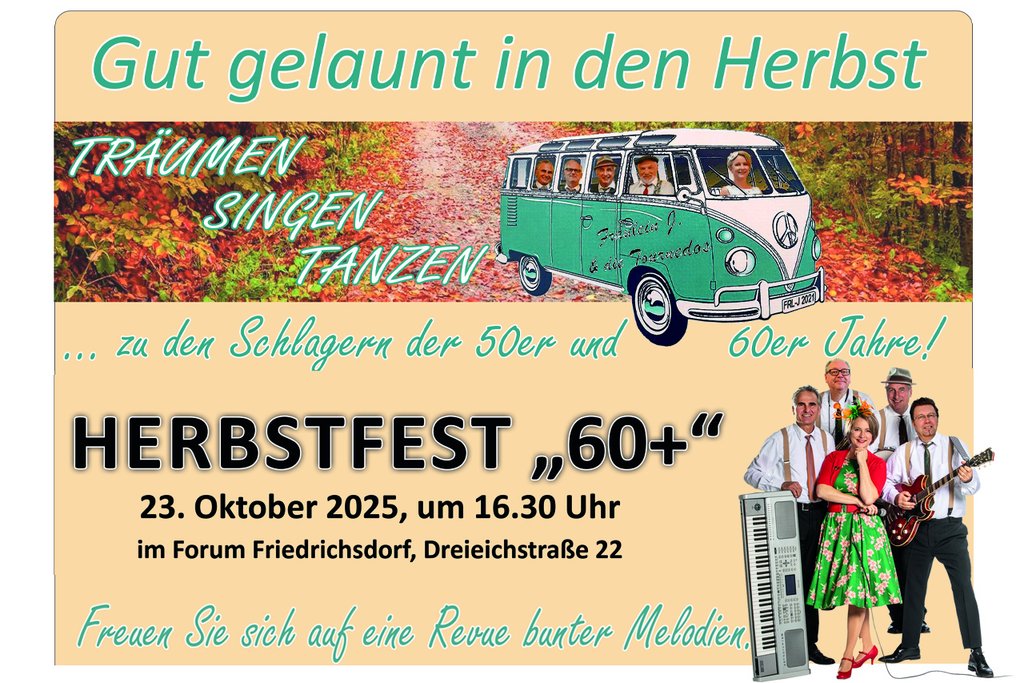 Plakat Herbstfest 60