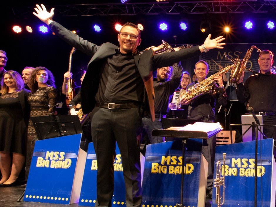 Auf dem Bild isz die MSS Bigband zu sehen.