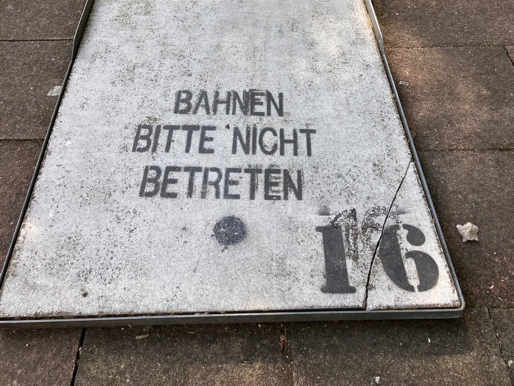 Eine Bahn der Minigolfanlage in Seulberg