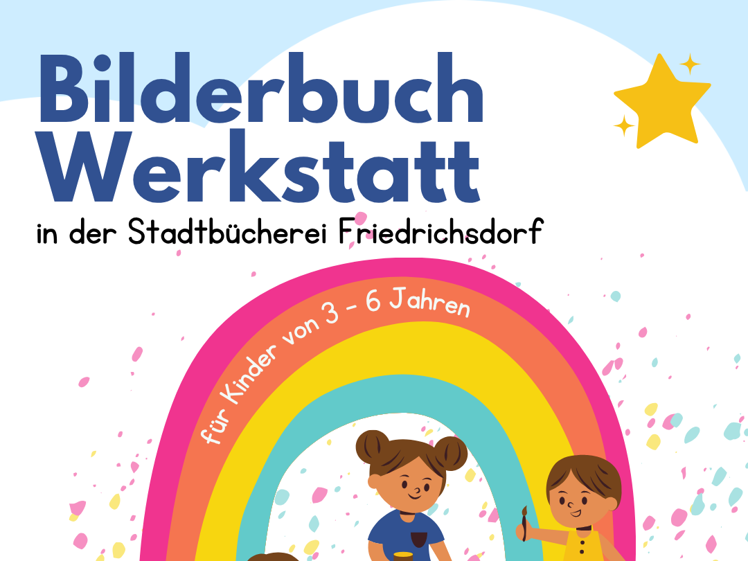 Werbemittel (Poster) zur Veranstaltung Bilderbuch Werkstatt.