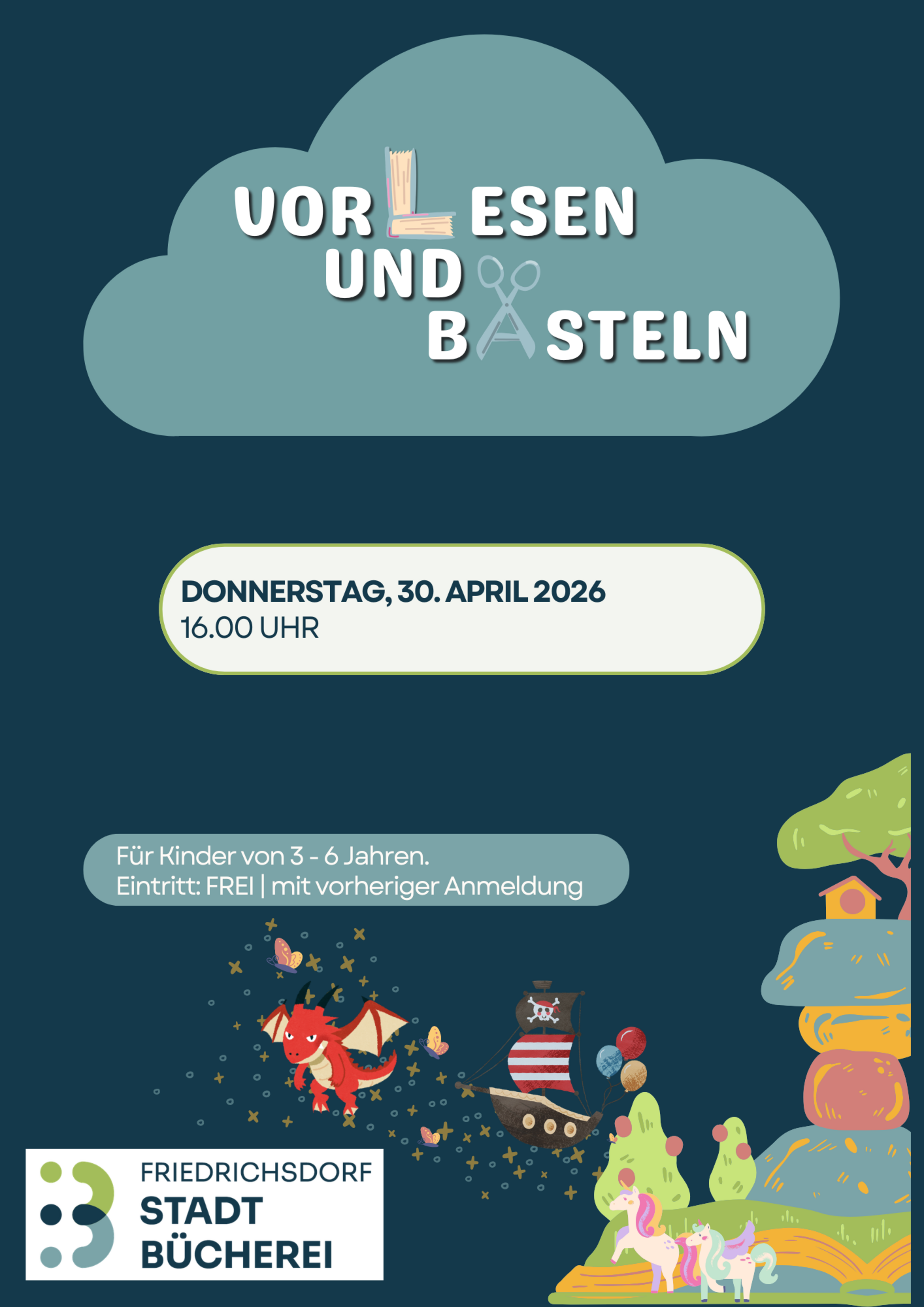 Plakat mit den Angaben zur Veranstaltung