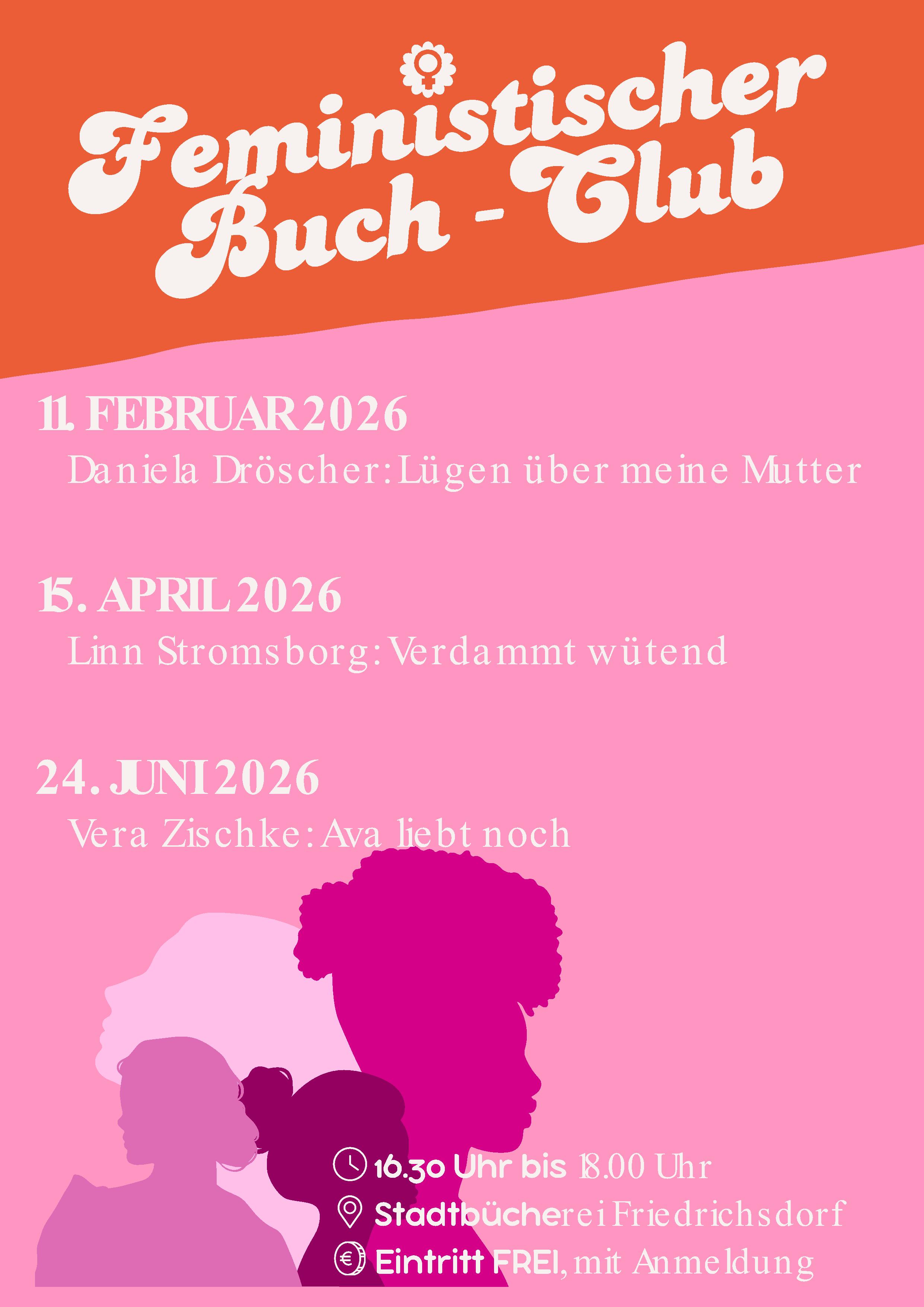 Flyer des "Feministischen Buchclubs"