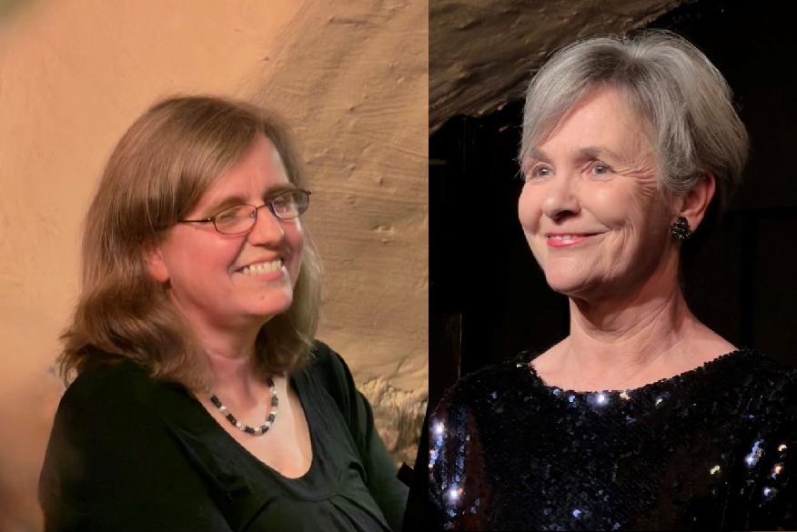 Auf der Bildcollage sind die Pianistin Bettina Höger-Loesch und die Sängerin Annette Jahr zu sehen.
