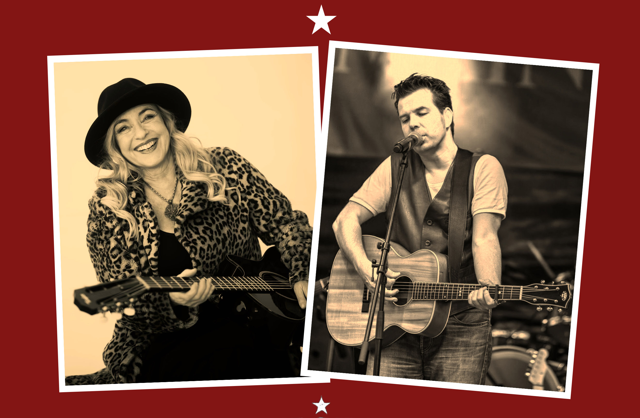 Auf der Bildcollage sind die Singer-/Songwriter Annika Fehling und Markus Rill zu sehen.